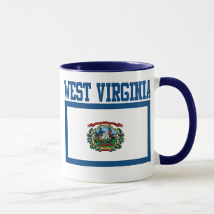 West Virginia State Flag Tasse