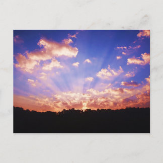West Virginia Sunrise Postkarte