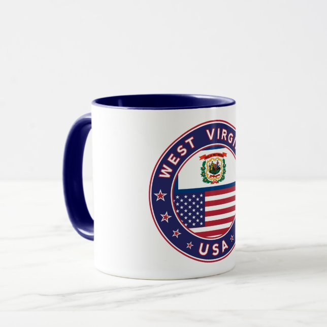 West Virginia Tasse (Vorderseite Links)