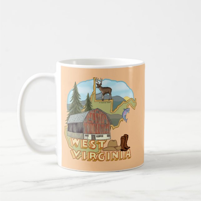 West Virginia Tasse (Links)