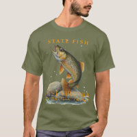 West Virginia Territorium Fisch der Bachforelle