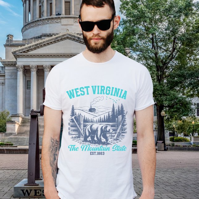 West Virginia The Mountain State T-Shirt (Von Creator hochgeladen)