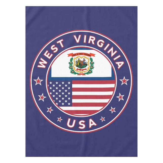 West Virginia Tischdecke (Vorderseite)