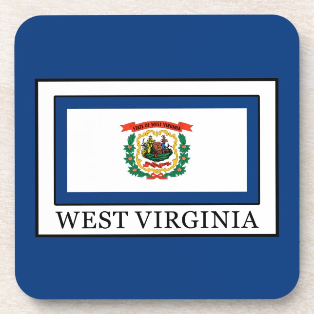 West Virginia Untersetzer (Vorderseite)