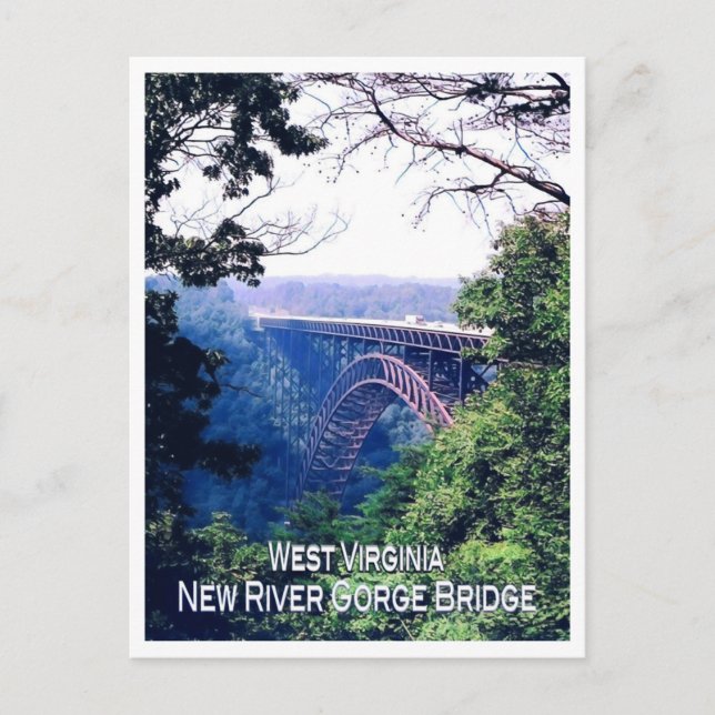 West Virginia - USA - Mosaik - Postkarte (Vorderseite)