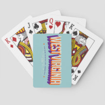 West Virginia USA Playing Cards
