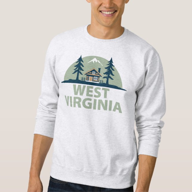 West Virginia, USA Sweatshirt (Vorderseite)