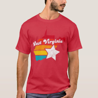 West Virginia Vintag Distressed Souvenir T-Shirt