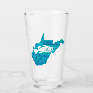 West Virginia Wave Fishing Glas