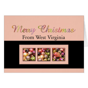 West Virginia Weihnachtskarte, Staat spezifisch