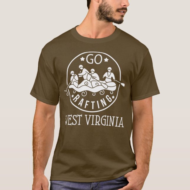West Virginia Whitewater Rafting T-Shirt (Vorderseite)