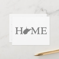 West Virginia Zuhause Staat Shaped Letter Word Art