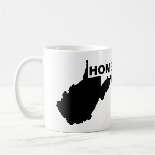 West Virginia Zuhause Weg Von State Becher Reisebe Tasse