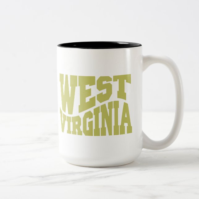 West Virginia Zweifarbige Tasse (Rechts)