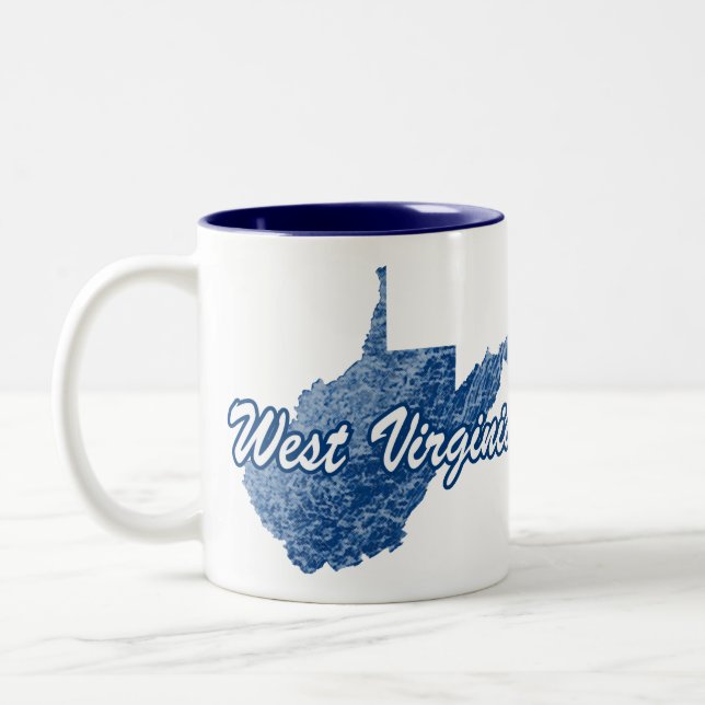 West Virginia Zweifarbige Tasse (Links)
