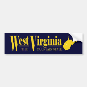 West- Virginiagold Autoaufkleber