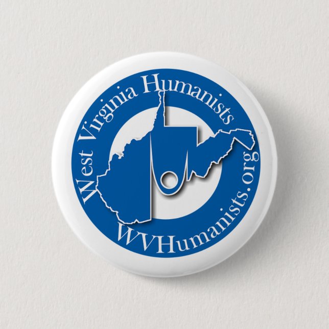 West- Virginiahumanist-Knopf Button (Vorderseite)