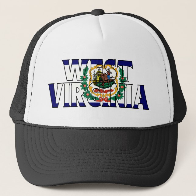 West- Virginiahut Truckerkappe (Vorderseite)
