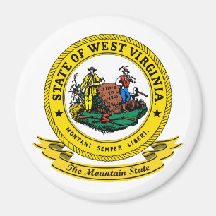 West- VirginiaSiegel Magnet