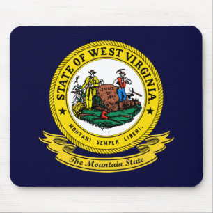 West- VirginiaSiegel Mousepad