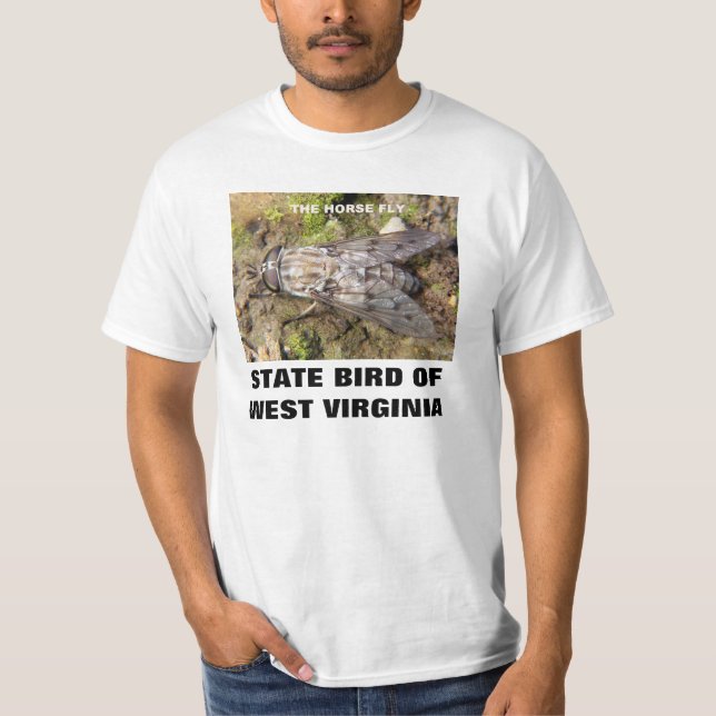 WEST- VIRGINIAStaats-VOGEL: DIE PFERDEfliege T-Shirt (Vorderseite)