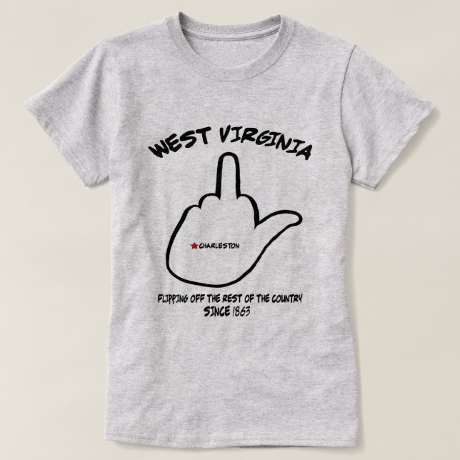 West- VirginiaStaats-Vogel T-Shirt (Design vorne)