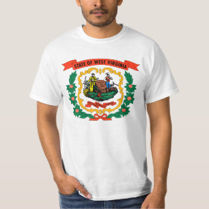 West- VirginiaStaatsflagge T-Shirt
