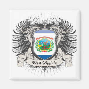 West- VirginiaWappen Magnet