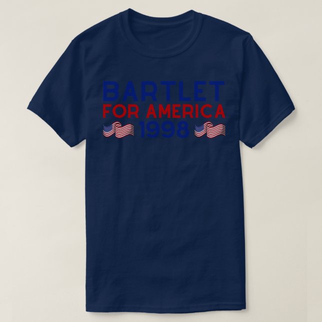 West Wing Bartlet for America 1998 5 T-Shirt (Design vorne)