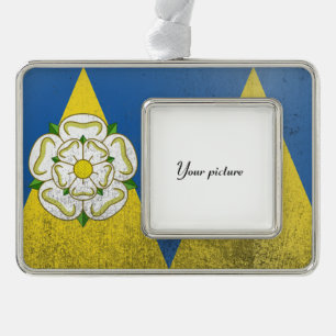 West Yorkshire Rahmen-Ornament Silber