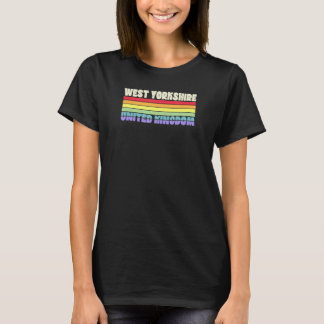 West Yorkshire United Kingdom Rainbow Gay Pride Me T-Shirt