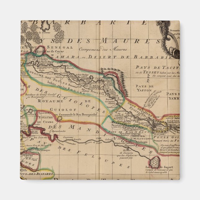 Westafrika 3 magnet (Vorne)