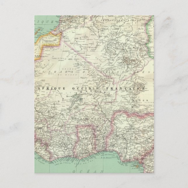 Westafrika 4 postkarte (Vorderseite)