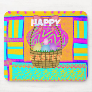 Westafrikanischer Inspirierter Osterkorb Mousepad