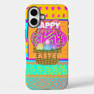 Westafrikanischer Ostkorb und Eier Kunst iPhone 16 Plus Hülle