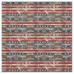 Westamerikanische Flagge Stoff