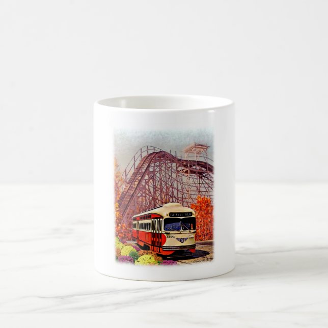 Westansicht-Park-Kaffee-Tasse Kaffeetasse (Mittel)