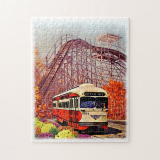 Westansicht-Park-Puzzlespiel Puzzle