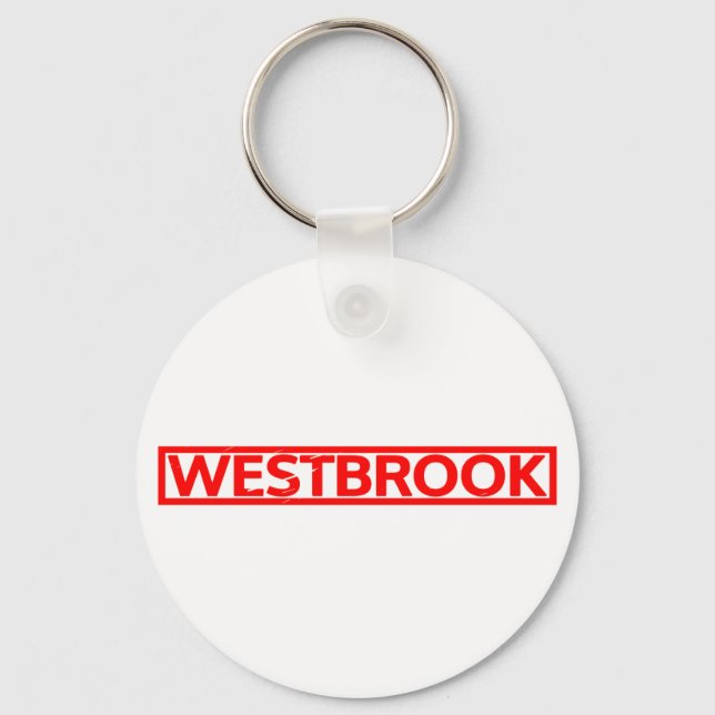 Westbrook Briefmarke Schlüsselanhänger (Vorderseite)