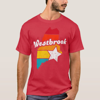 Westbrook Maine Vintag Distressed Souvenir 2 T-Shirt