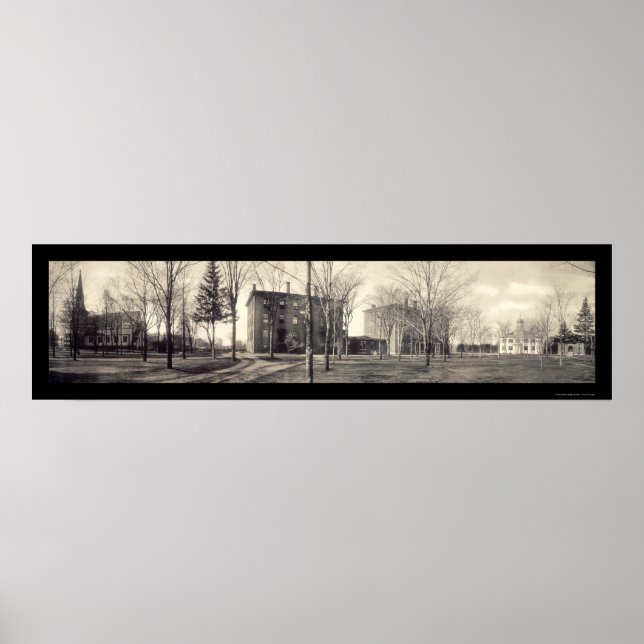 Westbrook Seminary Maine Foto 1906 Poster (Vorne)