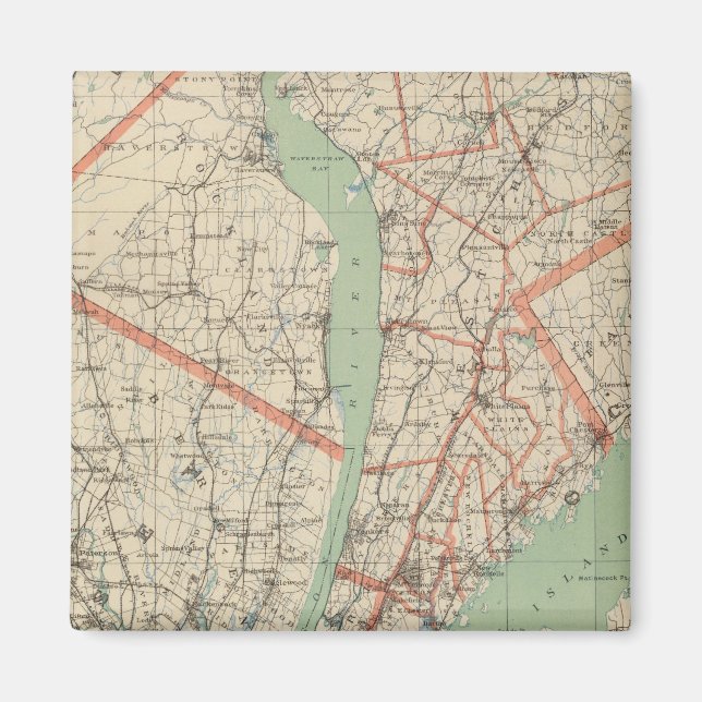 Westchester Co & Umgebung Magnet (Vorne)