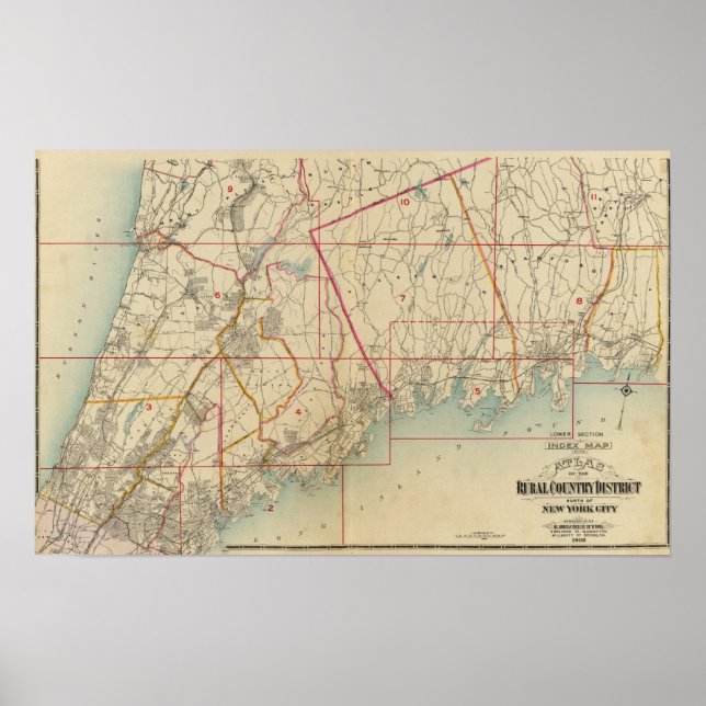 Westchester Landkreis, New York Poster (Vorne)