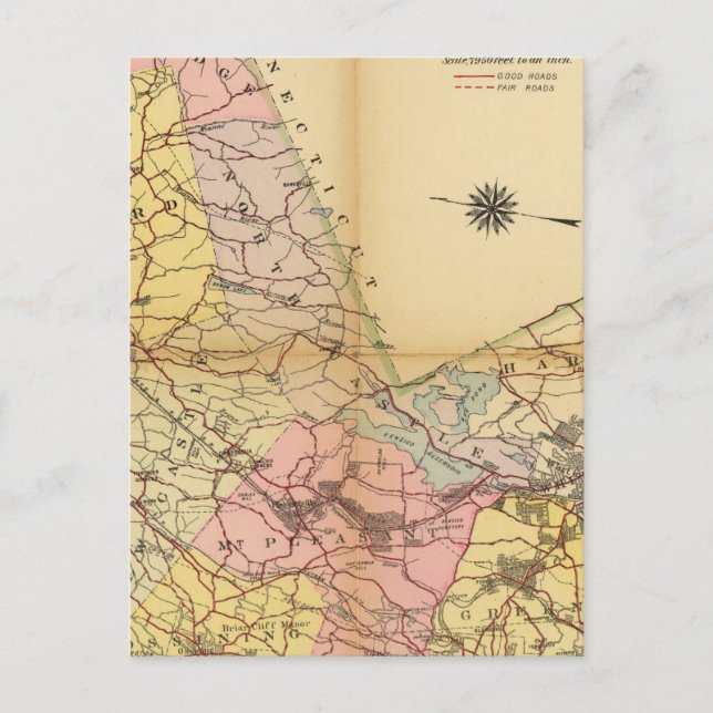 Westchester Landkreis, New York Postkarte (Vorderseite)