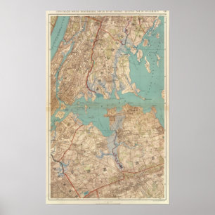 Westchester und Queens Poster