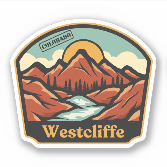 Westcliffe, Colorado-Aufkleber Aufkleber (Vorderseite)