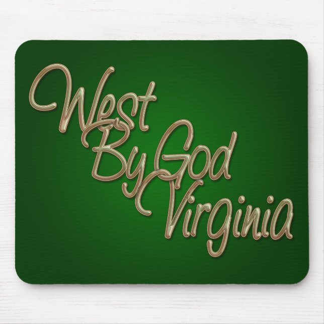 Westen durch Gott Virginia_2 Mousepad (Vorne)