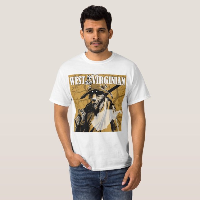 Westen durch Gottvirginian-T - Shirt (Vorne ganz)