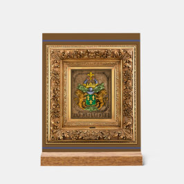 Westerfield, Niederländische Familienwappen. Acrylschild