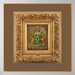 Westerfield, Niederländische Familienwappen. Poster